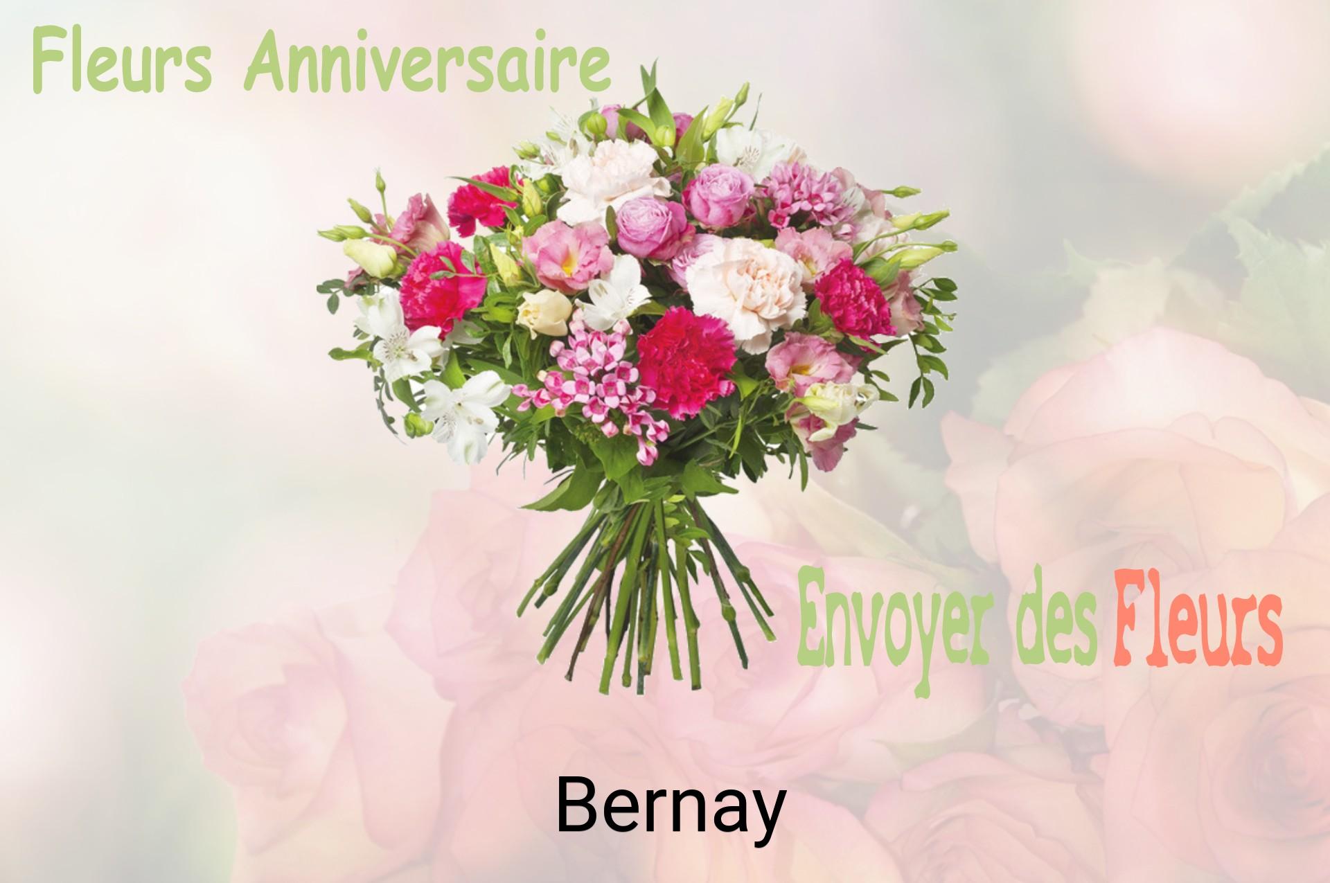 Bouquet de fleurs d’anniversaire livré à Bernay